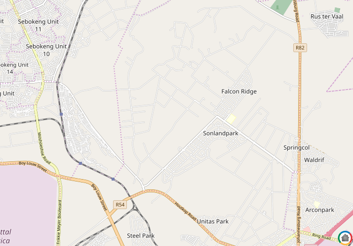 Map location of Sonland Park